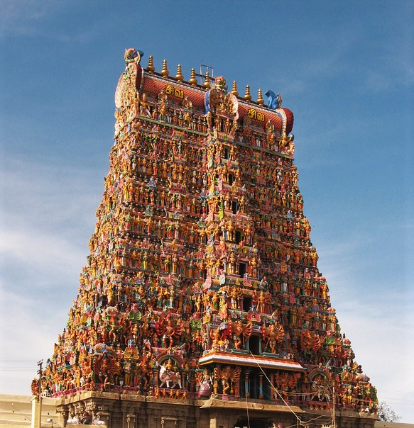 Nayak Art, Contribution of Nayak and Pandyan Art in Indian Art, Pandyan Art, Meenakshi Temple at Madurai, Rameshwaram Ramanathaswamy Temple.